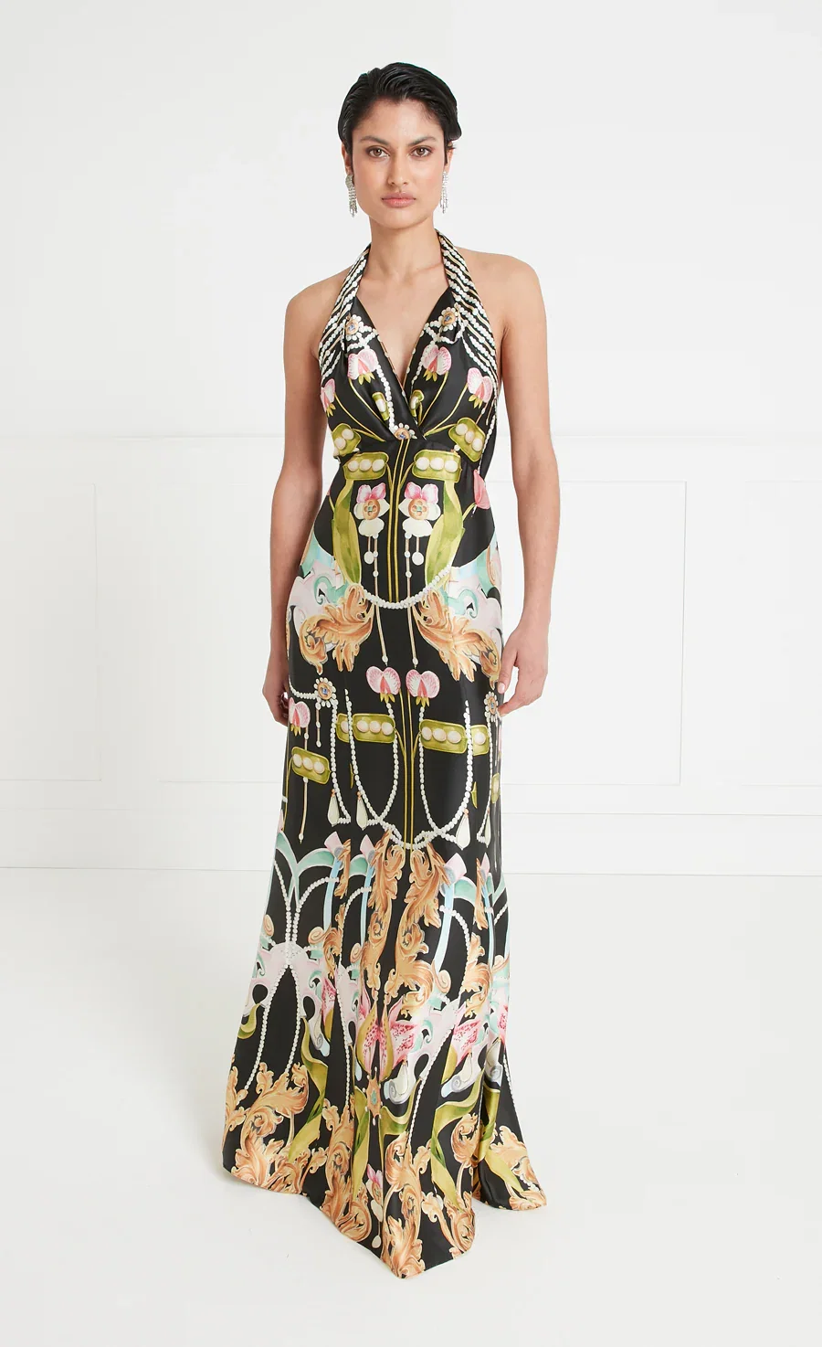 Image of Akira Halterneck Dress