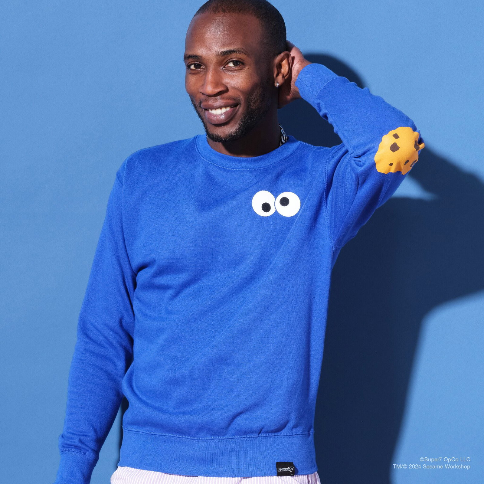 Image of Sesame Street Crewneck Sweatshirt - Cookie Monster