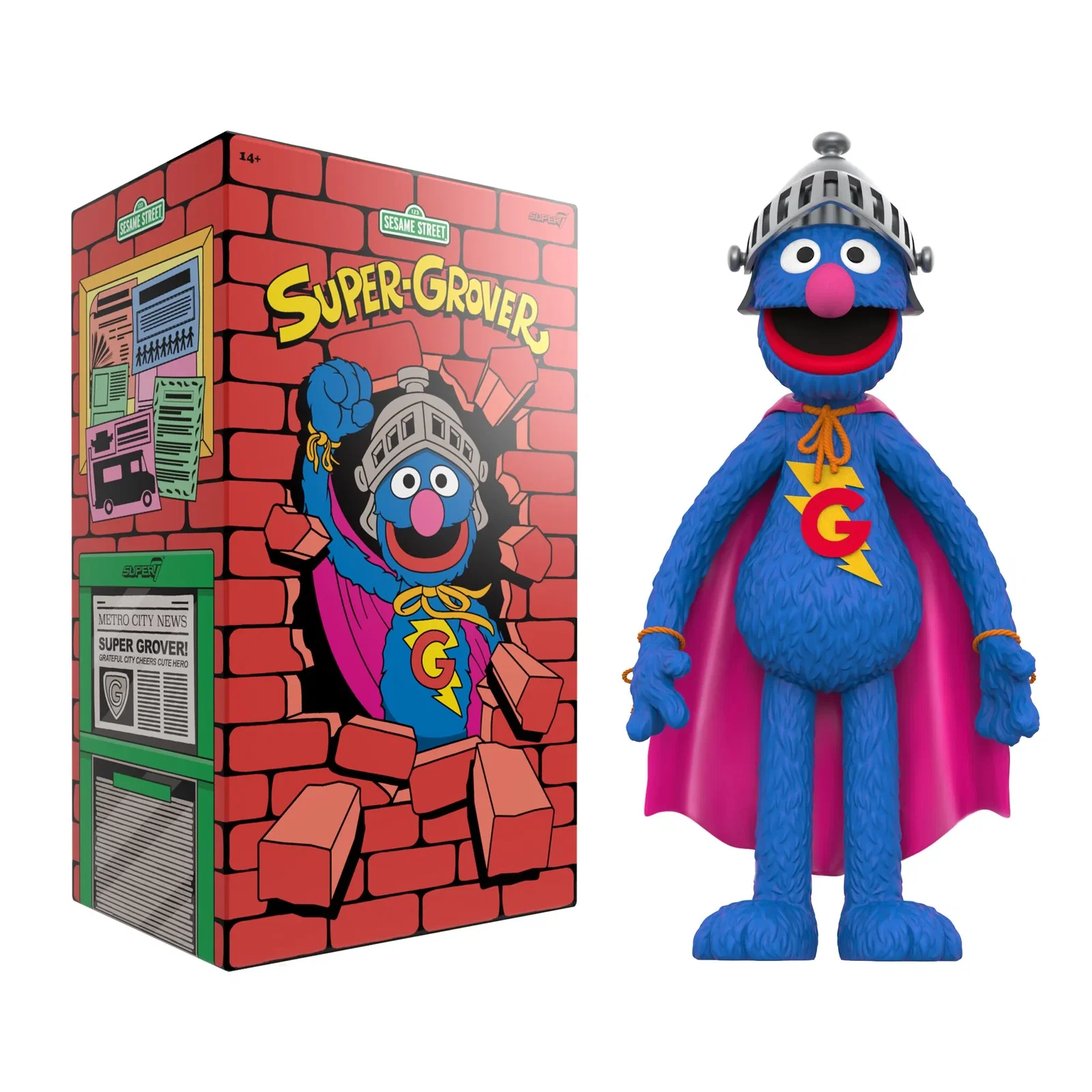 Image of Sesame Street SuperSize Vinyl - Super Grover