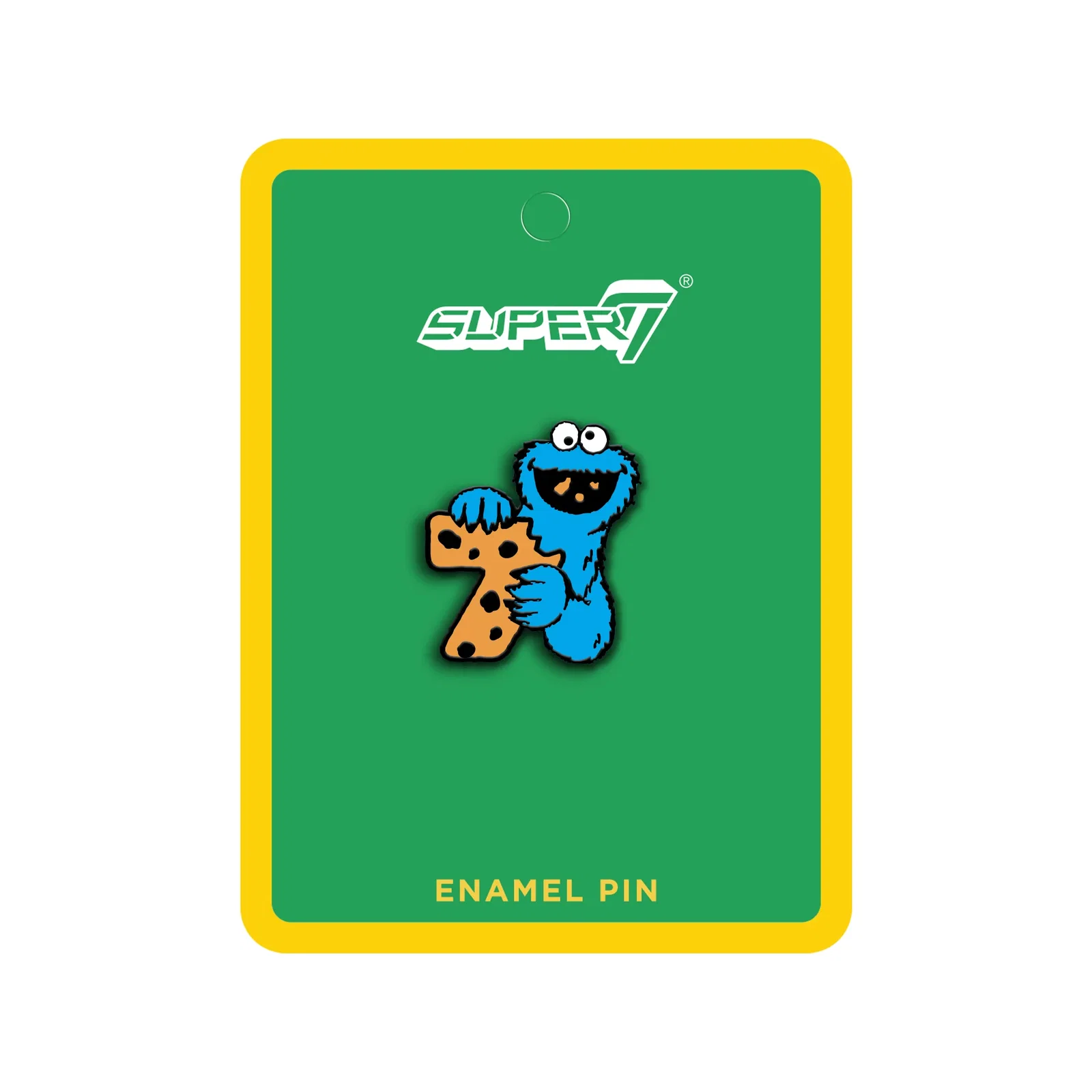 Image of Sesame Street Enamel Pin - Cookie Monster x Super7