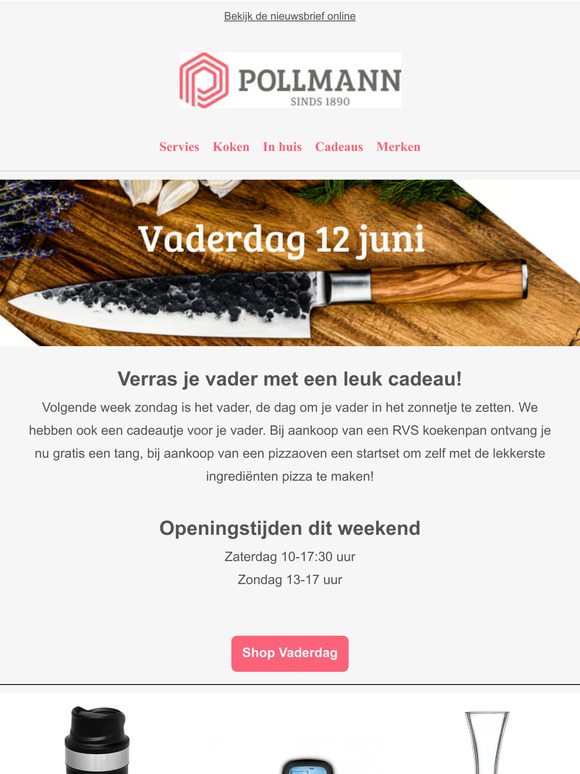 Vaderdag 12 juni!