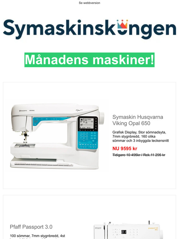 Månadens maskiner!