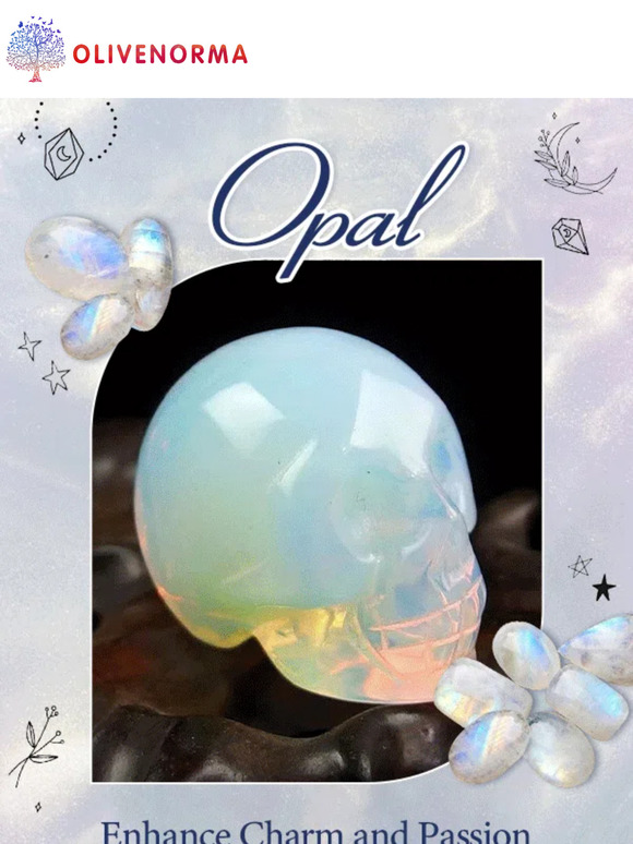 🤍Feel the Energy of Opal-Enhance Charm and Passion, Find Love and Good Luck