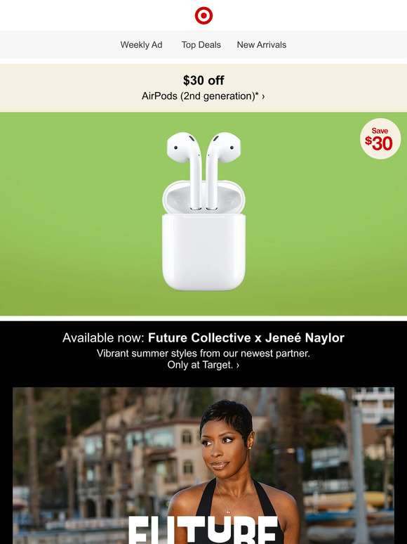 Target: $30 off AirPods (2nd generation). | Milled