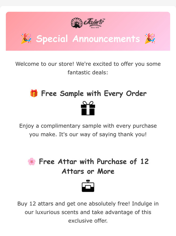 🌟 Special Deals Inside - Free Gifts & Discounts Await!
