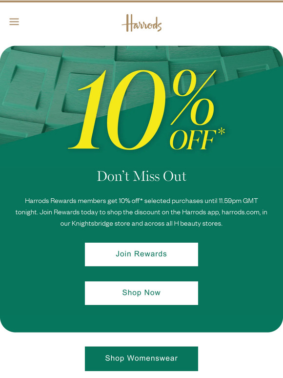 It’s your last chance to get 10% off*