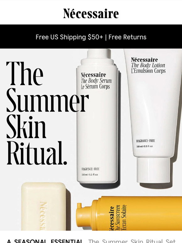 Nécessaire: The Summer Skin Ritual Set. | Milled