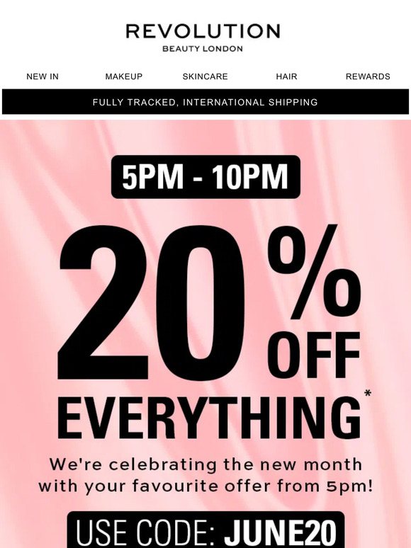 20% off incoming — 🔥