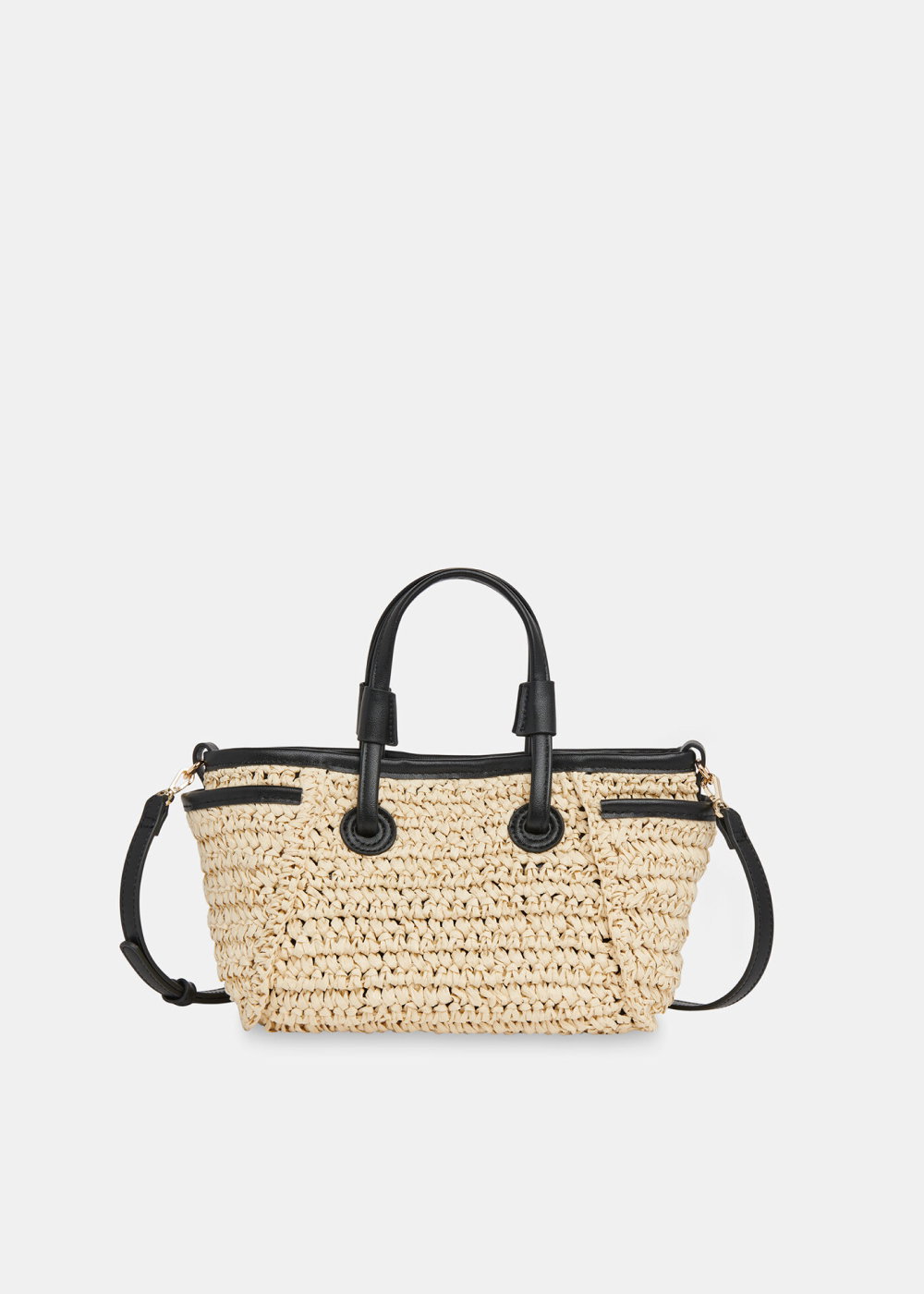Aylin Mini Straw Tote Bag