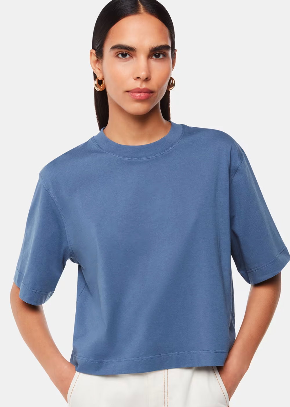 Cropped Relaxed Tee