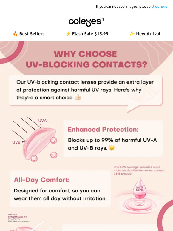 🌞 Protect Your Eyes with UV-Blocking Lenses! 🛡️