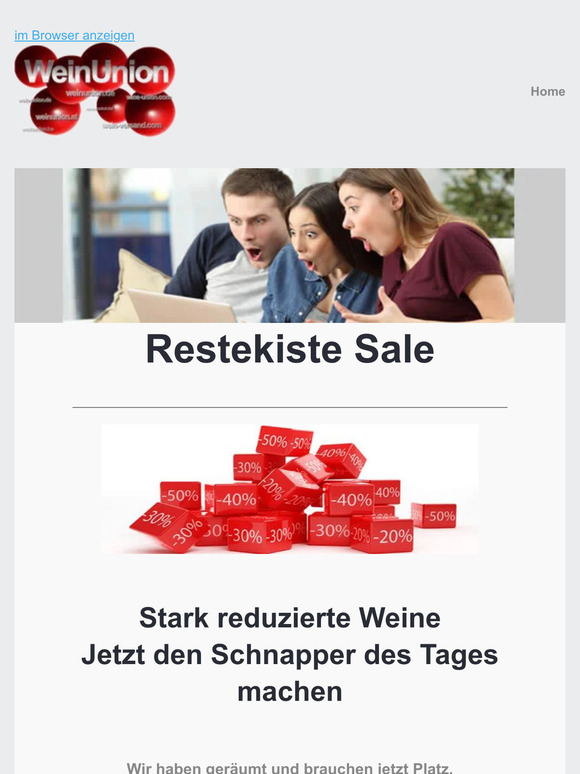-> Supersale der Restekiste