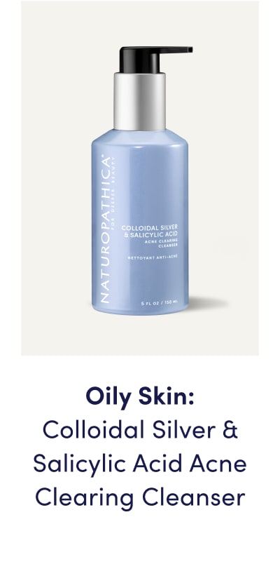 Oily Skin: Colloidal Silver & Salicylic Acid Acne Clearing Cleanser