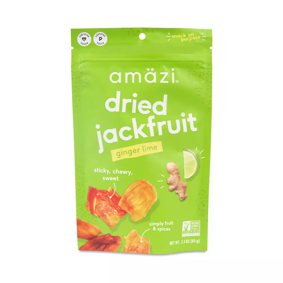 Jackfruit Chews, Ginger & Lime