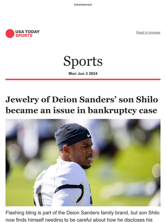 USA TODAY: Jewelry Of Deion Sanders’ Son Became Issue In Bankruptcy ...