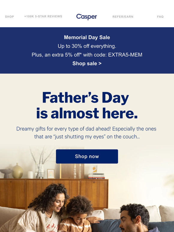 Casper Email Newsletters Shop Sales, Discounts, and Coupon Codes