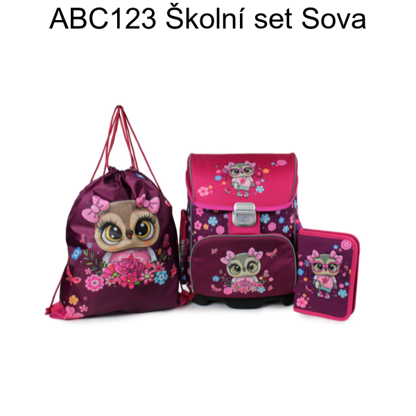 ABC123 Školní set Sova - 1 799 Kč