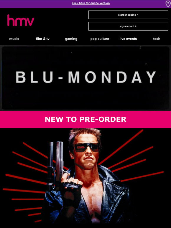 HMV: Blu-monday | The Terminator 4K Steelbook🦾 | Milled