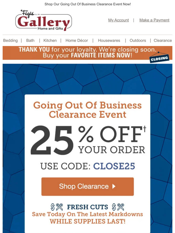 Fresh Cuts On Clearance - Save Even More!