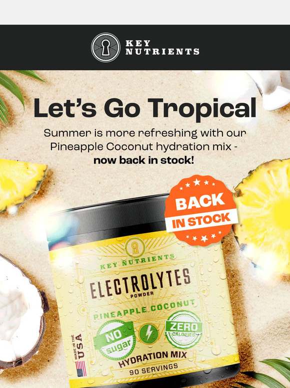 Kick off summer with a taste of the tropics! 🍍🥥