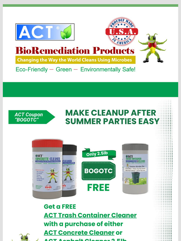BOGO Sale for Grilling Cleanup!