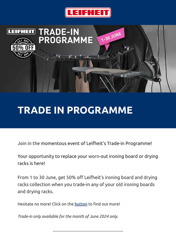 Leifheit’s Trade-in Programme is back!