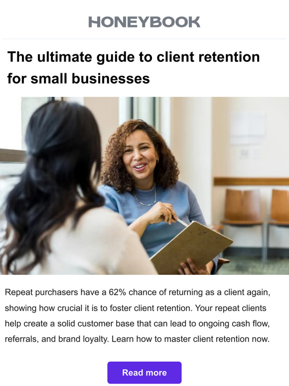 Here’s how to retain your current clients for long-term business