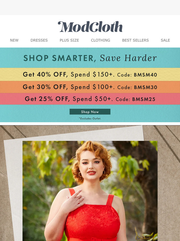 Modcloth Email Newsletters Shop Sales, Discounts, and Coupon Codes