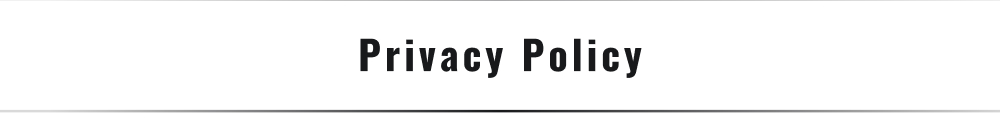 Privacy Policy