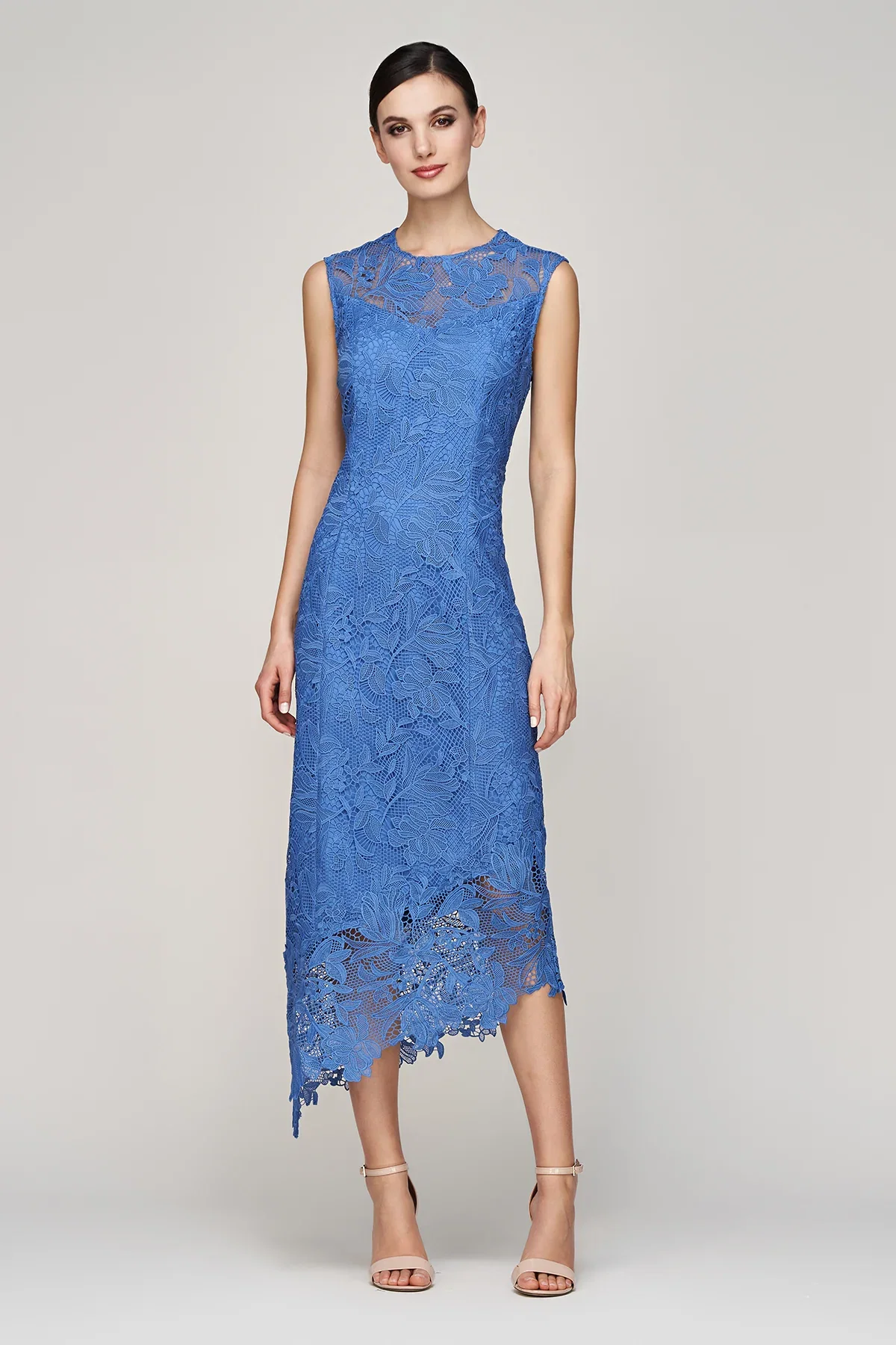 Image of Imelda Asymmetric Midi Dress