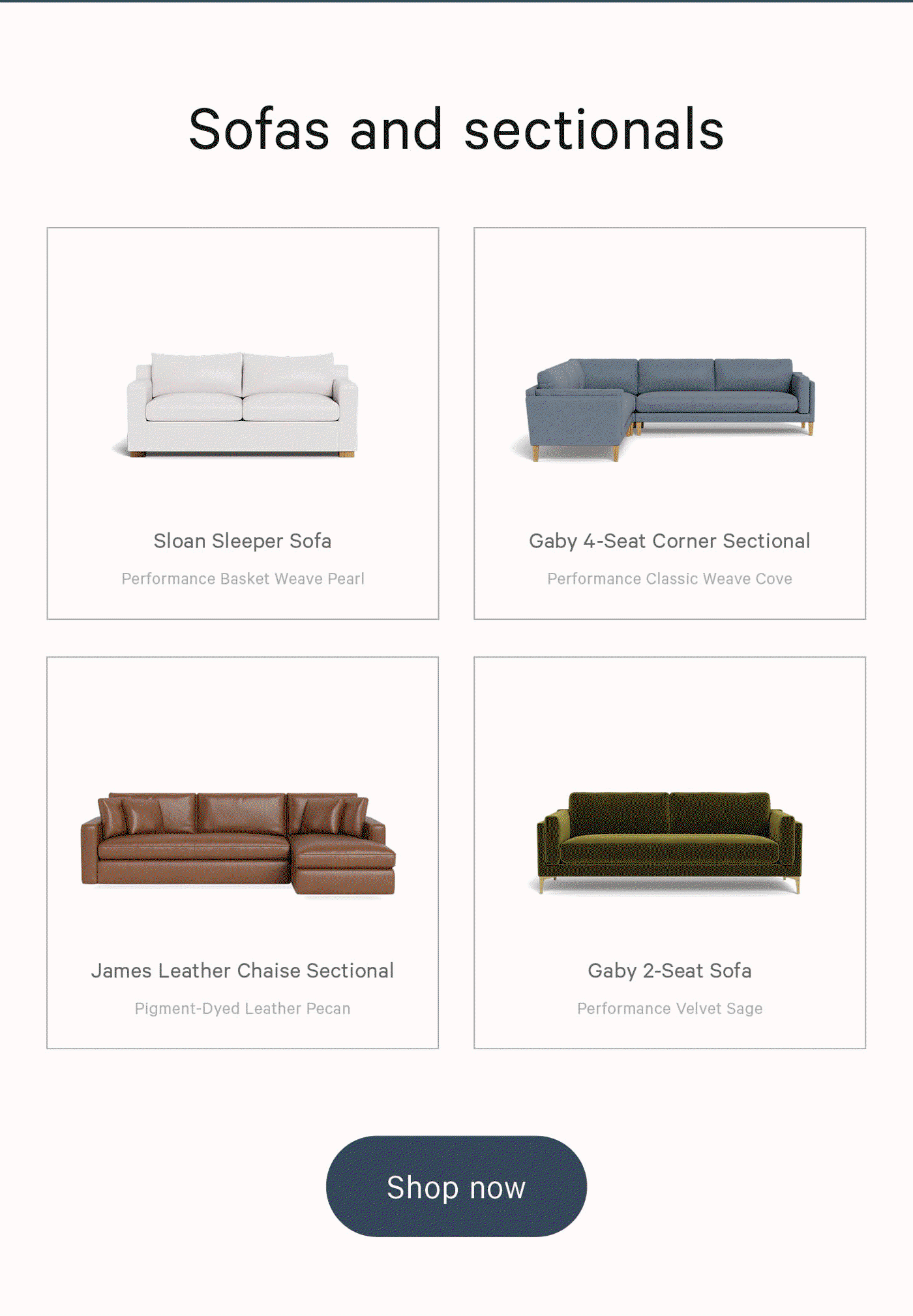 Shop Sofas & Sectionals