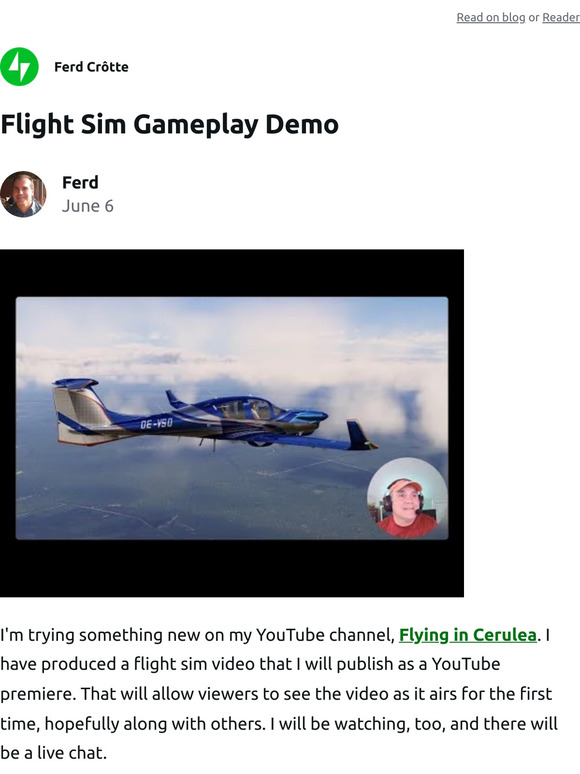 Flight Sim Gameplay Demo