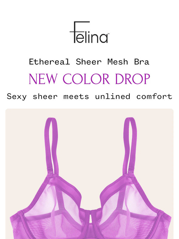 Felina: NEW COLORS ADDED: Ethereal Sheer Mesh 🩵💜 | Milled