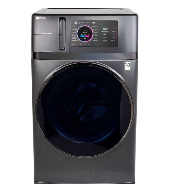 GE Profile Series 4.8 cu. Ft. Capacity 2-In-1 Washer and Dryer - Carbon Graphite