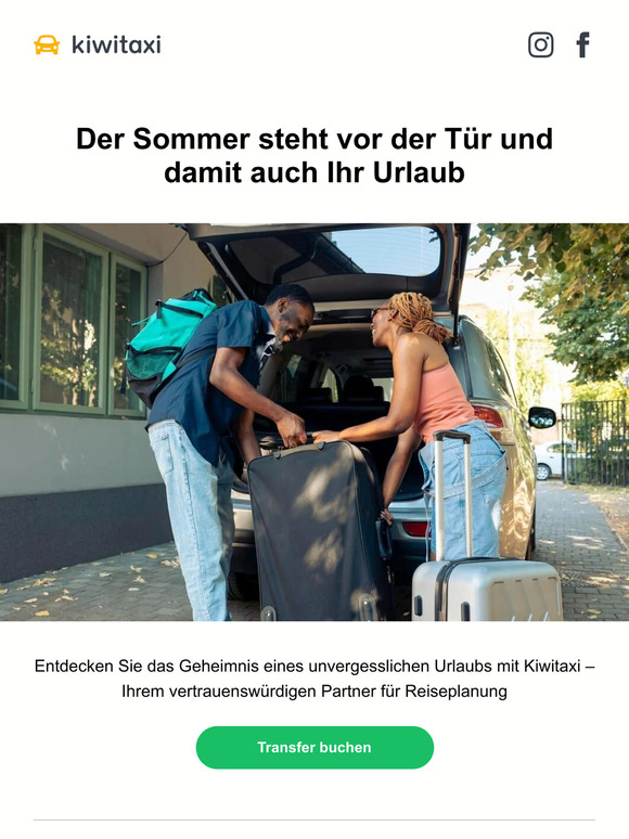 Das Geheimnis eines perfekten Urlaubs von Kiwitaxi 🌞