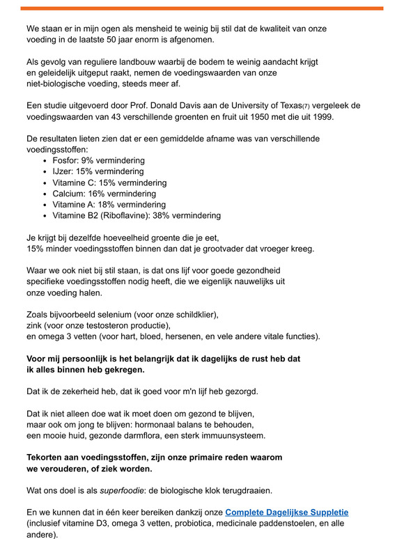 We staan hier echt te weinig bij stil
