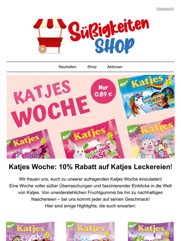 Katjes Woche: Entdecke die süßesten Angebote des Jahres