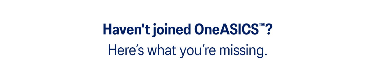 Join OneASICS!