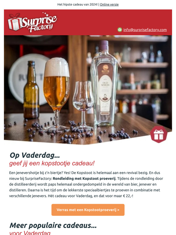 Een kopstoot voor Vaderdag... 😄