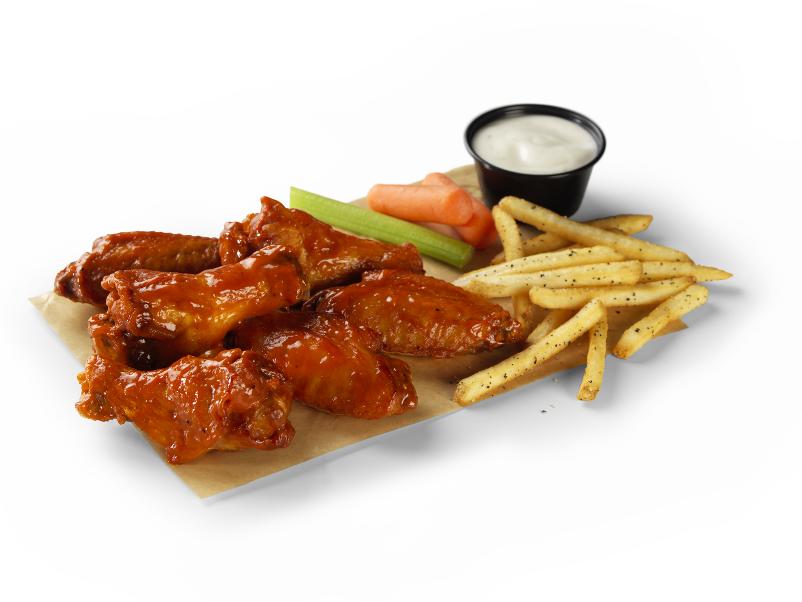 6 Traditional & Fries
