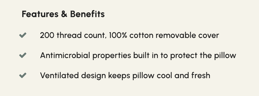 I AM™ A Natural Latex Pillow