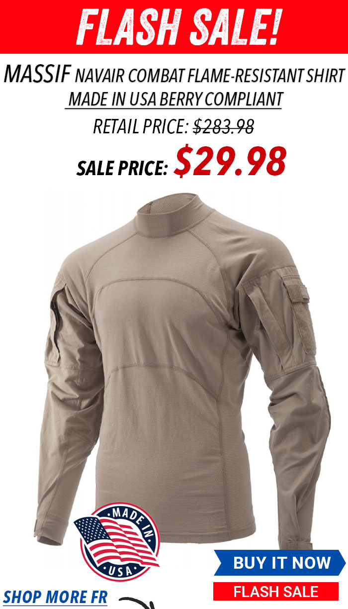 Botach Tactical: FLASH SALE! Massif NAVAIR Combat Flame-Resistant Shirt ...