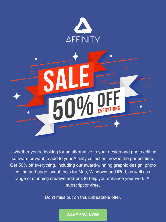 🚨 50% Off Everything 🤯