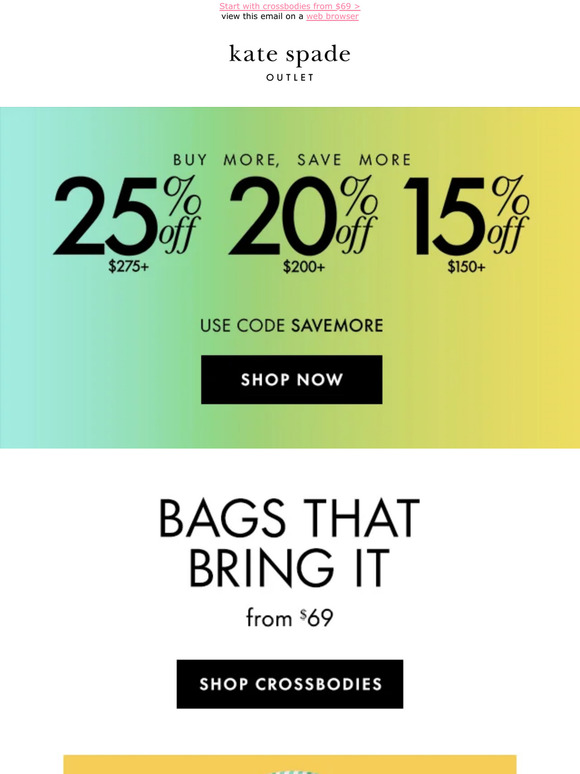 Kate Spade New York Email Newsletters Shop Sales, Discounts, and