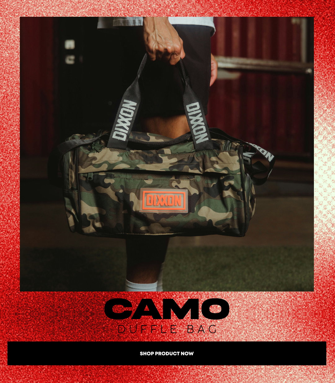 CAMO DUFFLE BAG