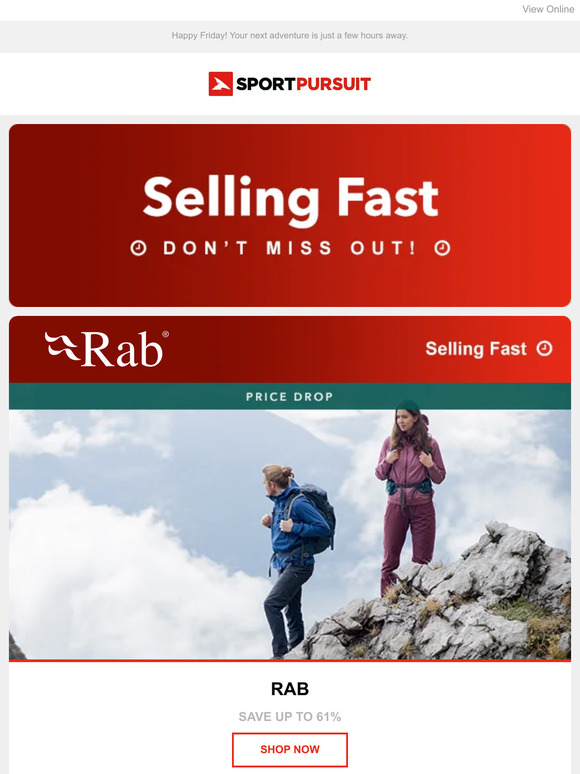 SportPursuit: Rab - Sale of the week | Milled