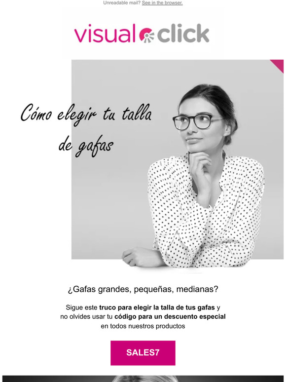 Visual Click: : Te interesa: cómo elegir la talla de tus gafas | Milled