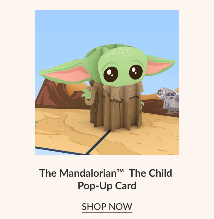 The Mandalorian The Child Pop-Up Card | SHOP NOW