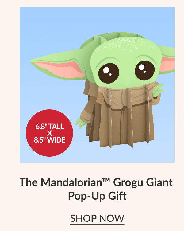 The Mandalorian Grogu Giant Pop-Up Card | SHOP NOW