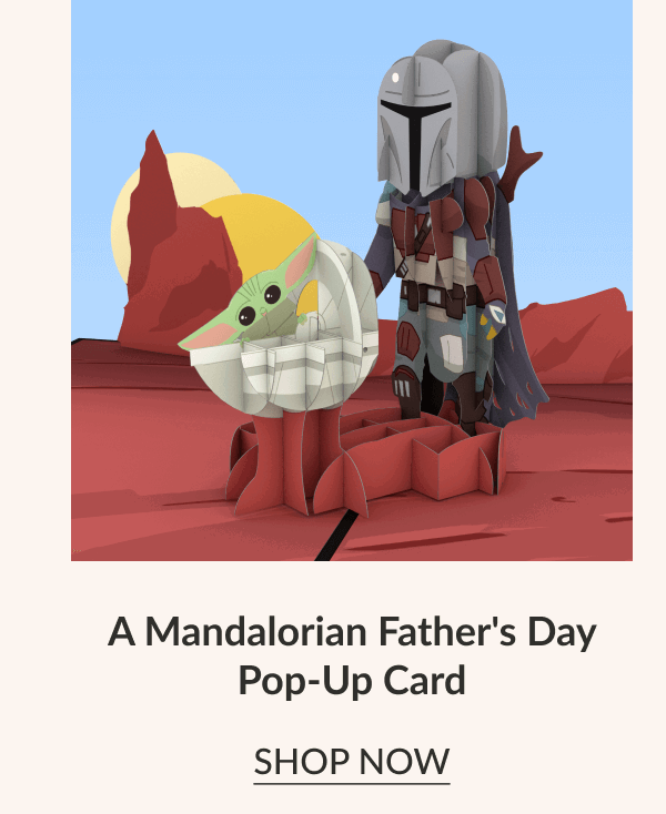 A Mandalorian Father's Day Pop-Up Card | SHOP NOW
